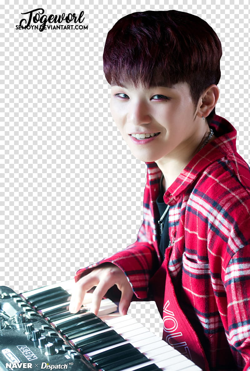 WOOZI TEEN AGE SHOOT, man playing electronic keyboard transparent background PNG clipart