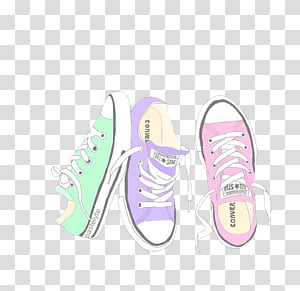 , unpaired Converse low-top sneaker lot transparent background PNG ...