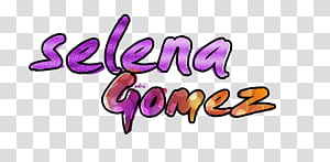 texto selena gomez transparent background PNG clipart thumbnail