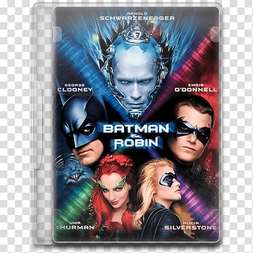Movie Icon , Batman & Robin, Batman & Robin DVD case transparent background PNG clipart