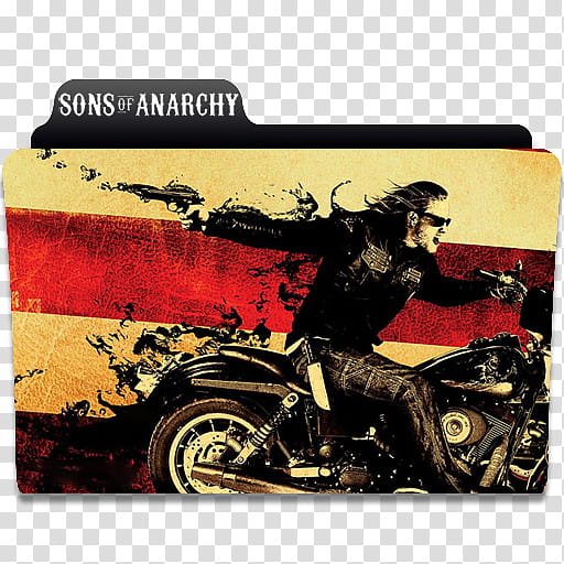 TV Folder Icon , Sons of Anarchy  transparent background PNG clipart