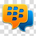 ToonTone BlackBerry Icons, messenger transparent background PNG clipart