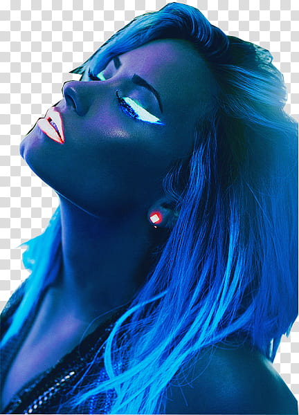 Demi Lovato Neon Lights transparent background PNG clipart
