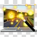 Visual Complete in, black laptop computer transparent background PNG clipart