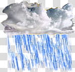 The REALLY BIG Weather Icon Collection, Cloud Freezing Rain  transparent background PNG clipart