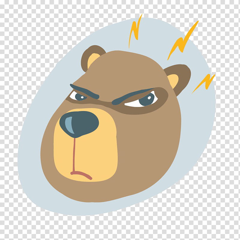 Bear, Cartoon, Portrait, Dog, Animal, Anger, Television, Head transparent background PNG clipart