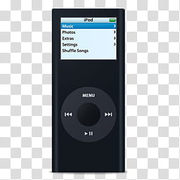 New iPod Nano  Colors , iPod Nano Black icon transparent background PNG clipart