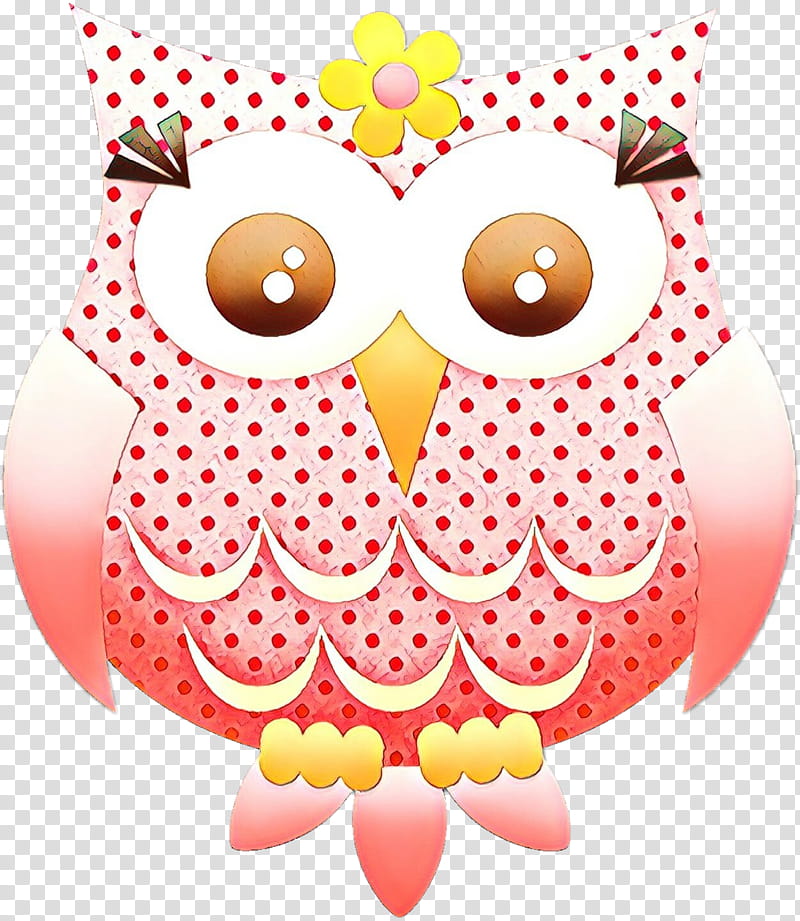 owl bird of prey pink cartoon bird transparent background PNG clipart