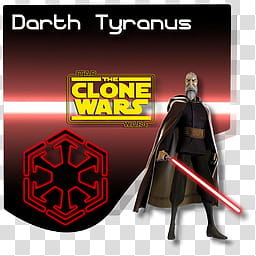 Star Wars The Clone Wars Sith , Darth Tyranus transparent background PNG clipart