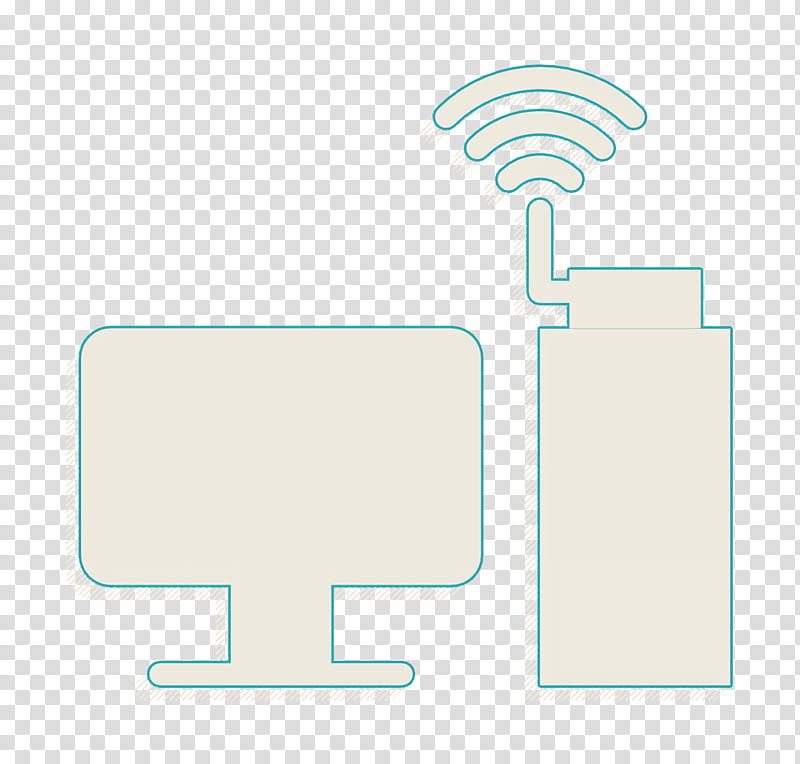 Wifi signal icon Monitor icon Communication and media icon, Logo transparent background PNG clipart