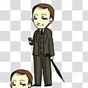 BBC Sherlock Mycroft, man in gray coat illustration transparent background PNG clipart