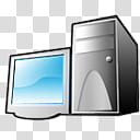 Milanioom Icon Set, My Computer transparent background PNG clipart