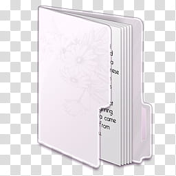 Hanami Folders, hanami_, white portfolio illustration transparent background PNG clipart