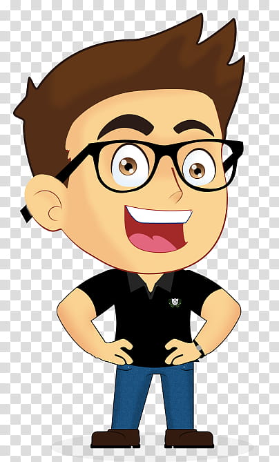 clipart wearing glasses