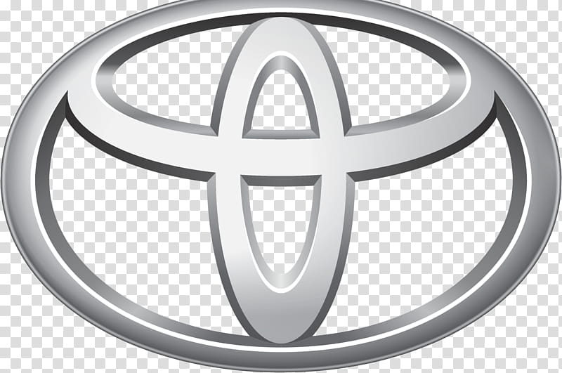 Toyota Logo, Car, Toyota Highlander, Grand Toyota, Symbol, Emblem, Metal transparent background PNG clipart
