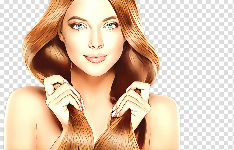 hair face skin hair coloring hairstyle, Beauty, Chin, Eyebrow, Blond, Long Hair transparent background PNG clipart