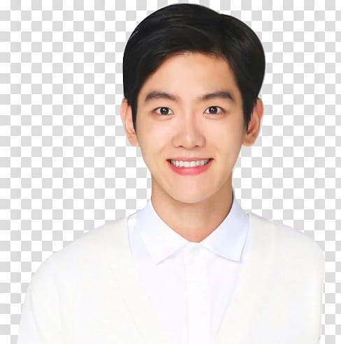 ChanBaek render EXO, men's white polo shirt transparent background PNG clipart