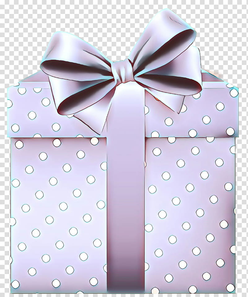 Lilac Ribbon, Cartoon, Polka Dot, Necktie, Gift, Pink M, Purple, Violet transparent background PNG clipart