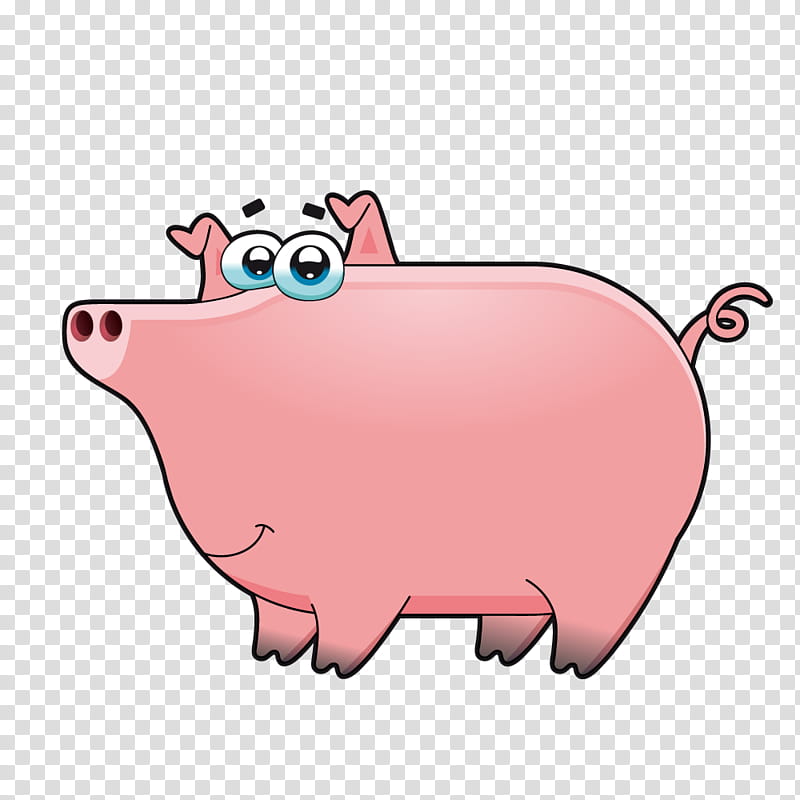 Pig, Horse, Cattle, Drawing, Humour, Pink, Nose, Snout transparent background PNG clipart