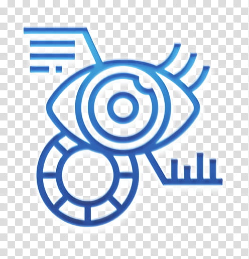 Vision icon Artificial Intelligence icon Eye scan icon, Logo, Symbol transparent background PNG clipart