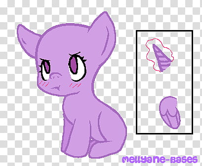 Grumpy pone base, My Little Pony character transparent background PNG clipart