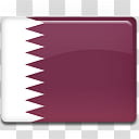 All in One Country Flag Icon, Qatar-Flag- transparent background PNG clipart