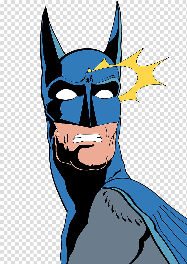Shocked Batman transparent background PNG clipart
