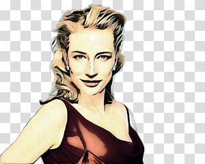 Watercolor Retro, Pop Art, Vintage, Painting, Film, Cate Blanchett, Watercolor Painting, Brown Hair transparent background PNG clipart thumbnail