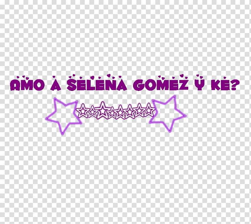 Texto, amo a Selena Gomez y ke? text transparent background PNG clipart