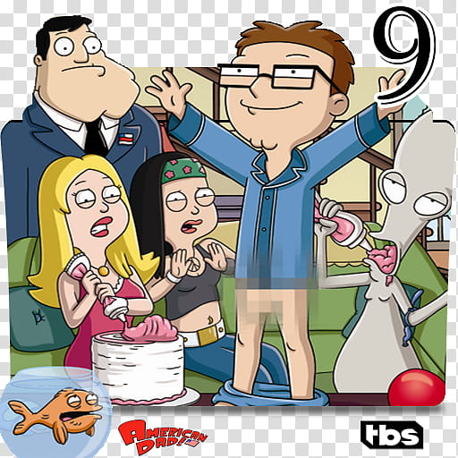 American Dad season folder icons, American Dad! S ( transparent background PNG clipart