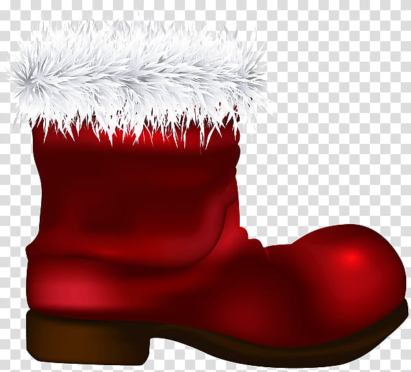 Christmas ing, Footwear, Red, Boot, Fur, Shoe, Snow Boot, Christmas ing transparent background PNG clipart