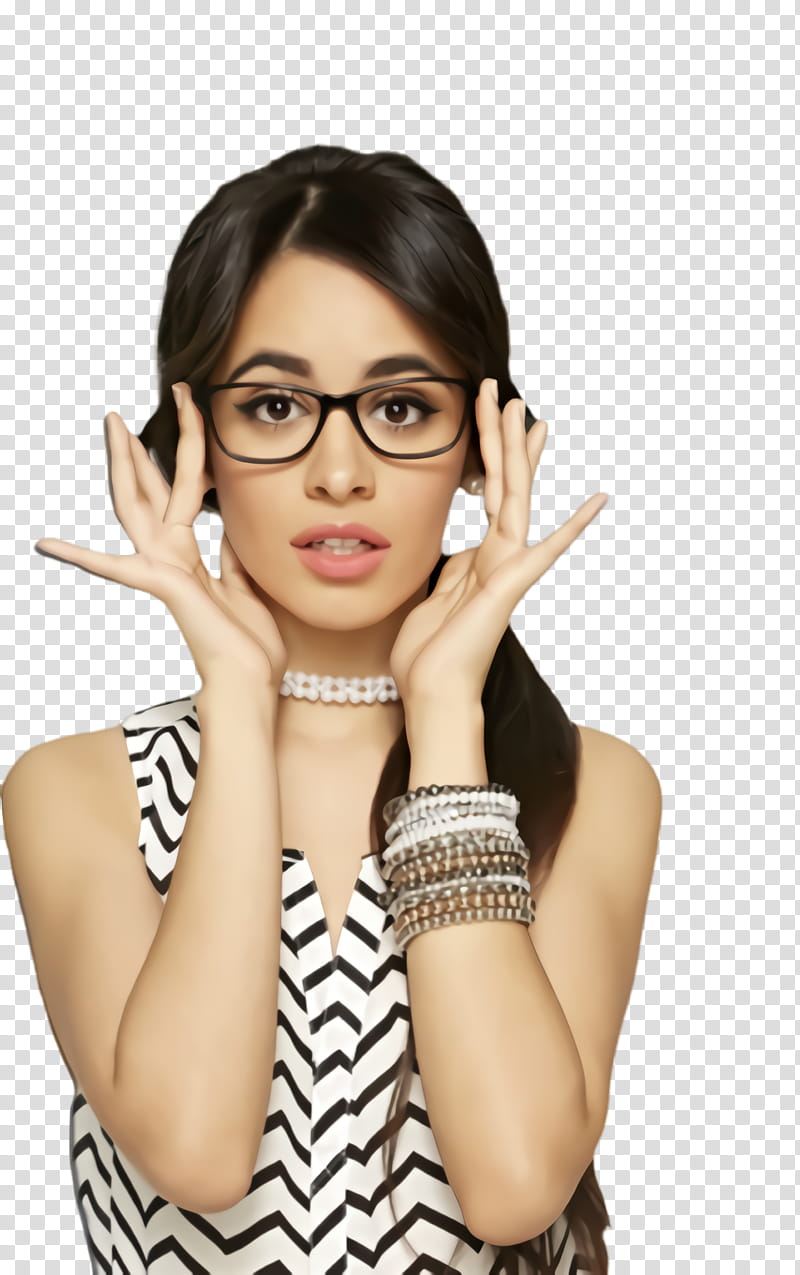 Glasses, Eyewear, Beauty, Chin, Finger, Gesture, Hand, Bracelet transparent background PNG clipart