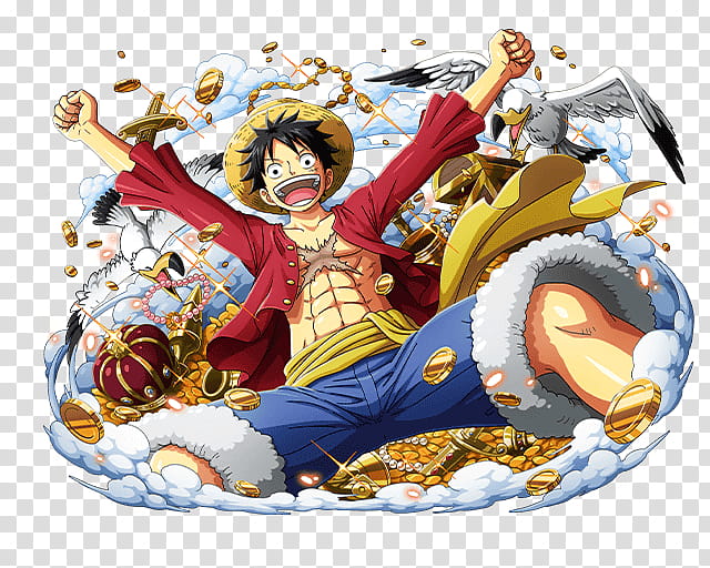 Luffy Gear 5 Colored Transparent PNG - PNGAnime