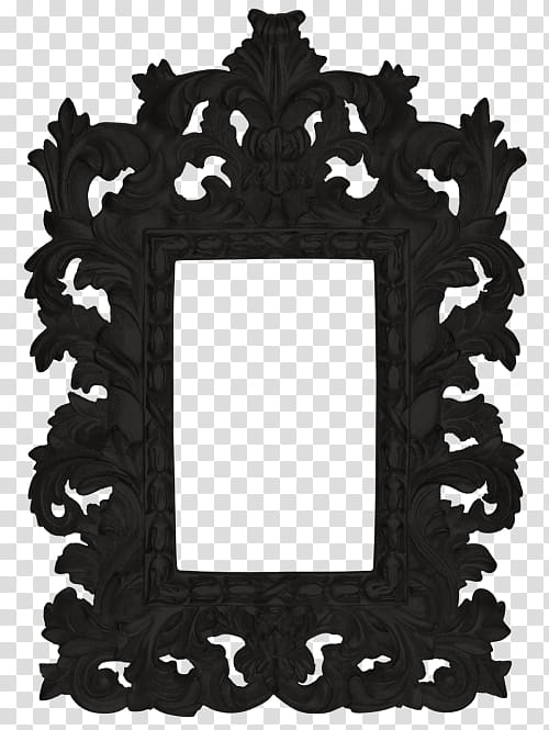 Background Black Frame, Frames, Mirror, Wood Carving, Baroque, Rococo, Baroque Style, Lacquer transparent background PNG clipart