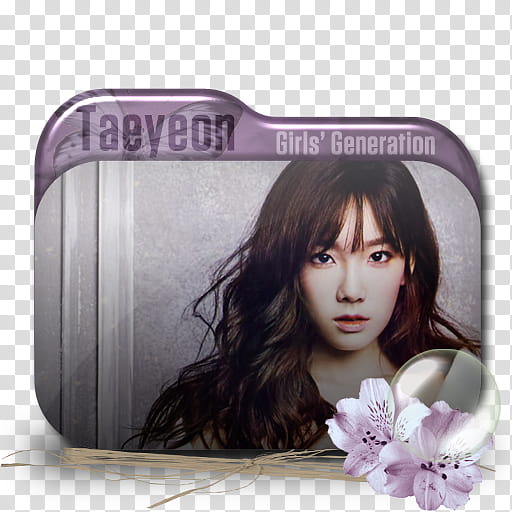 Taeny Folder Icon , Taeyeon  transparent background PNG clipart