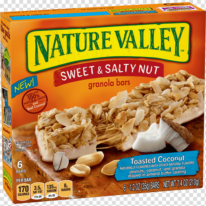 Cartoon Nature, Nature Valley, Nut, Granola, Peanut, Almond, Food, Flapjack transparent background PNG clipart