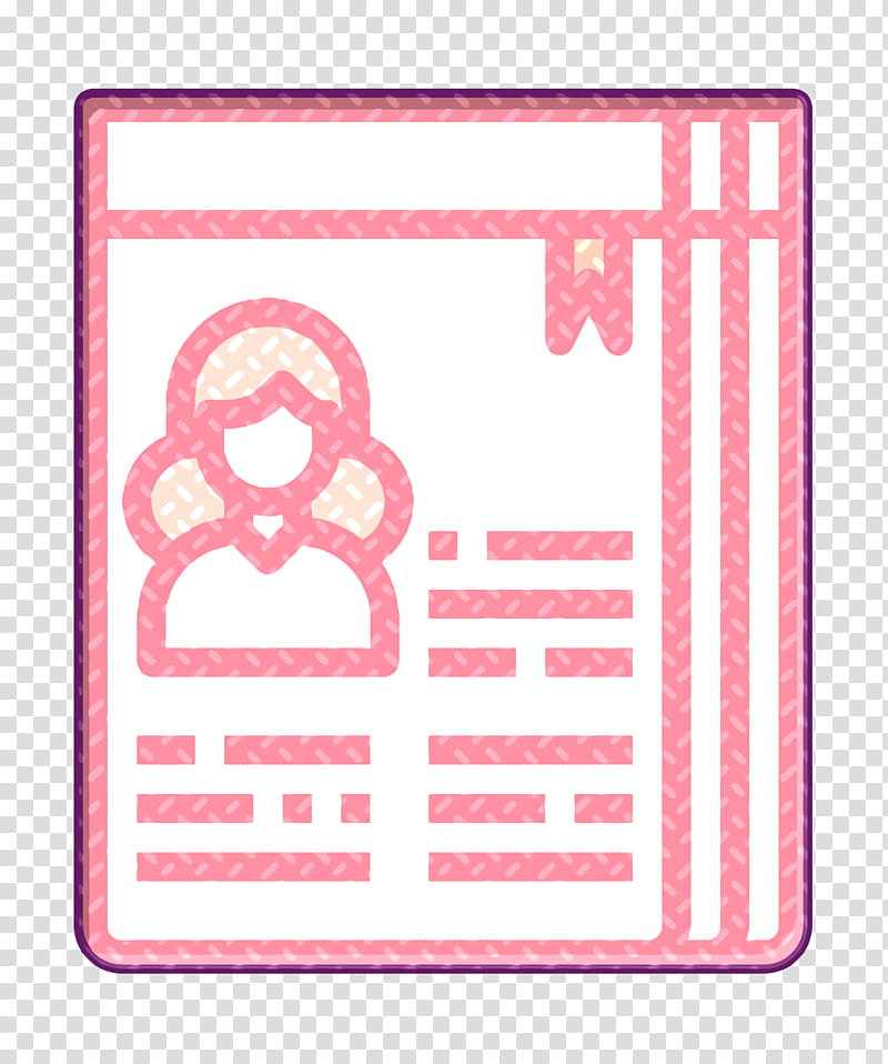 Files and folders icon Management icon Curriculum icon, Pink, Red, Square, Rectangle transparent background PNG clipart