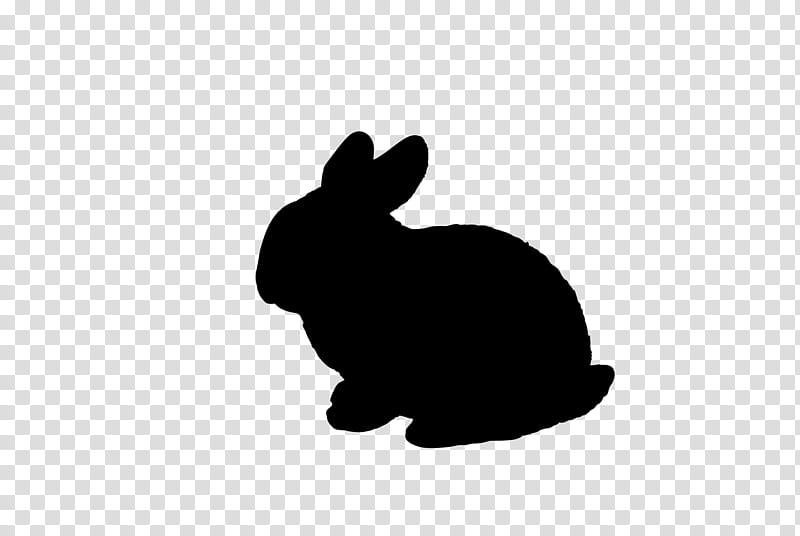Easter Bunny, Hare, Black White M, Rabbit, Easter
, Silhouette, Snout, Black M transparent background PNG clipart