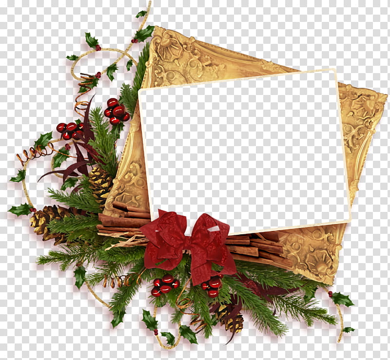 Christmas frame Christmas border Christmas decor, Christmas , Holly, Plant, Flower, Frame, Twig transparent background PNG clipart