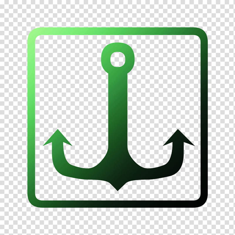 Line Anchor, Smoking Cessation, Green, Symbol transparent background PNG clipart
