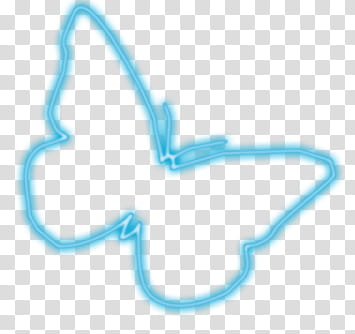 , blue butterfly outline art transparent background PNG clipart