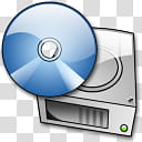 kearone Icons volume , harddrive dvd transparent background PNG clipart