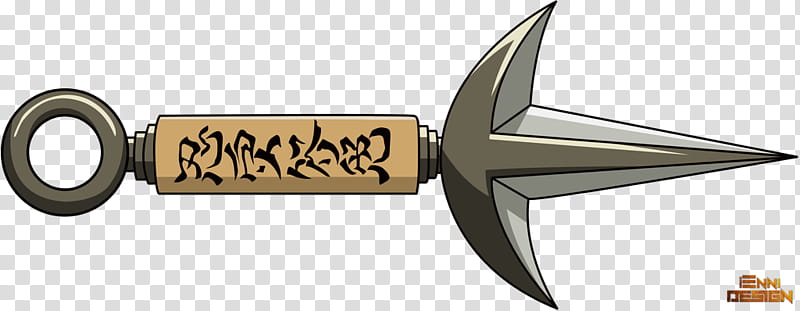 Naruto Shippuden: Flying Raijin Kunai, brown and gray Minatos kunai transparent background PNG clipart