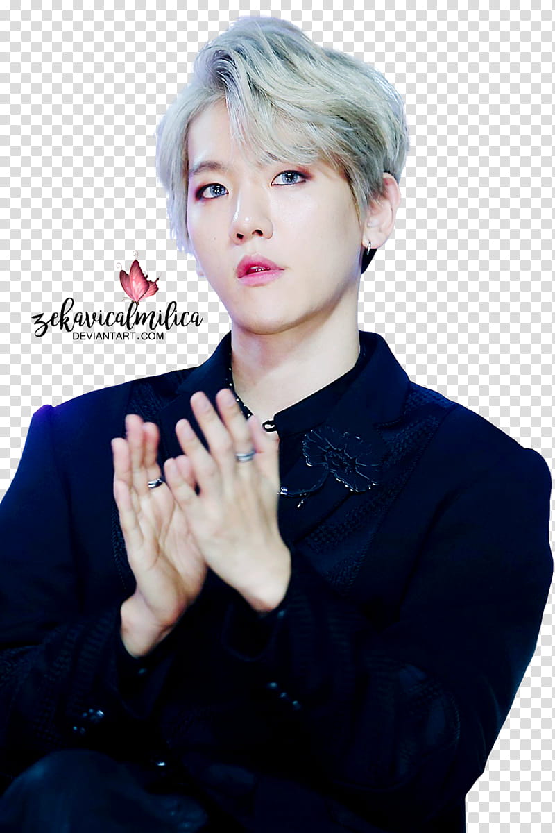 EXO Baekhyun  MelOn Music Awards, man clapping his hands transparent background PNG clipart