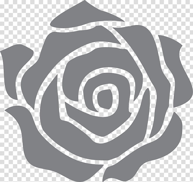 Black And White Flower, Stencil Designs, Black Rose, Drawing, Silhouette, Rose Family, Plant, Black And White transparent background PNG clipart