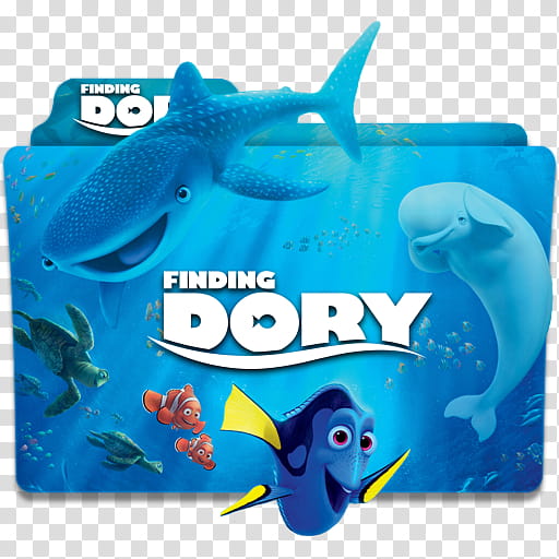 Movies Folder Icon , Dory, Finding Dory file icon transparent background PNG clipart