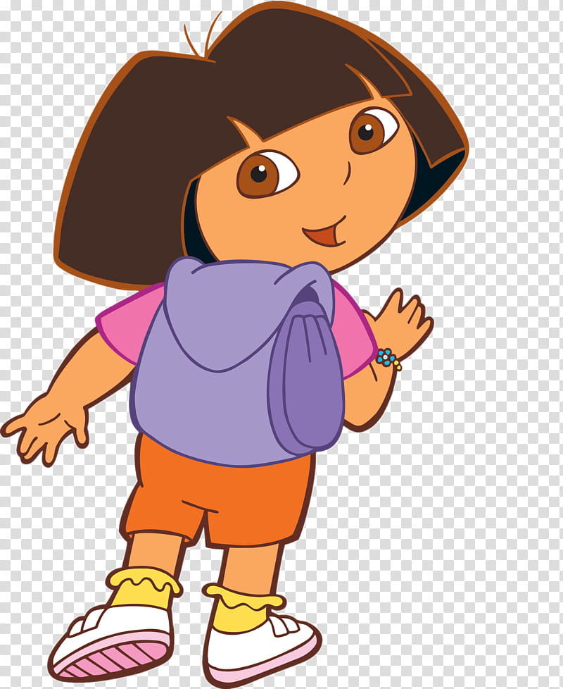 Dora The Explorer, Dora the Explorer and Back transparent background PNG clipart