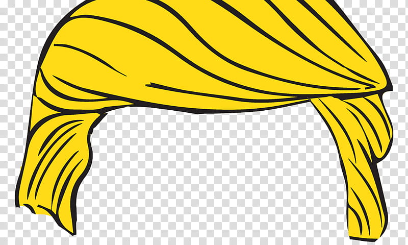 Hair, United States Of America, Hair Clipper, Lace Wig, Hairstyle, Sticker, Donald Trump, Yellow transparent background PNG clipart