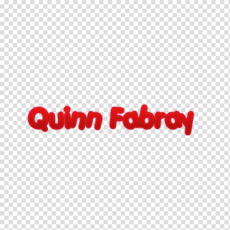 nombres personajes glee, Quinn Fabray typed text transparent background PNG clipart