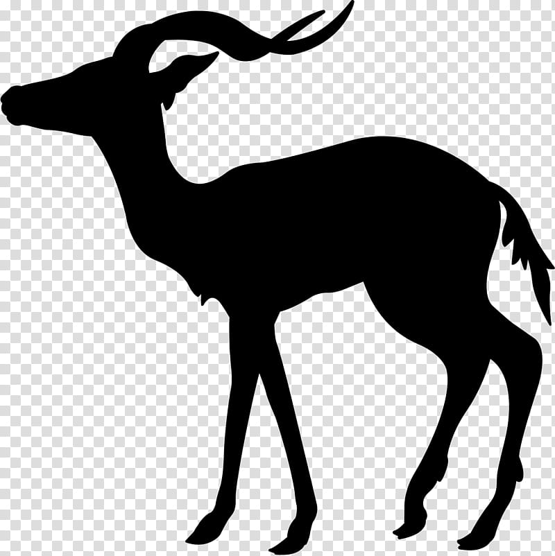 Family Silhouette, Deer, Gazelle M, Animal, Chevrolet Impala, Antelope, Chamois, Wildlife transparent background PNG clipart